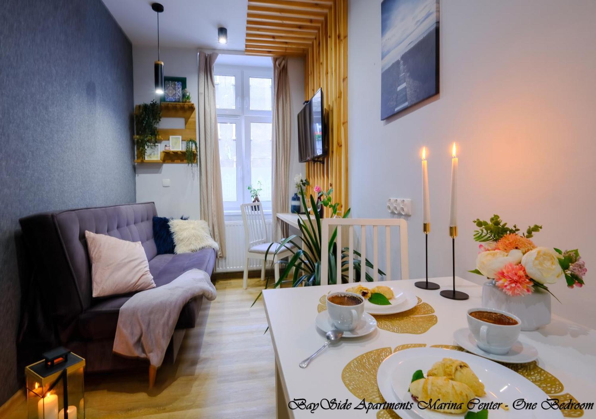 Bayside Apartments Marina Center กดัญสก์ ภายนอก รูปภาพ