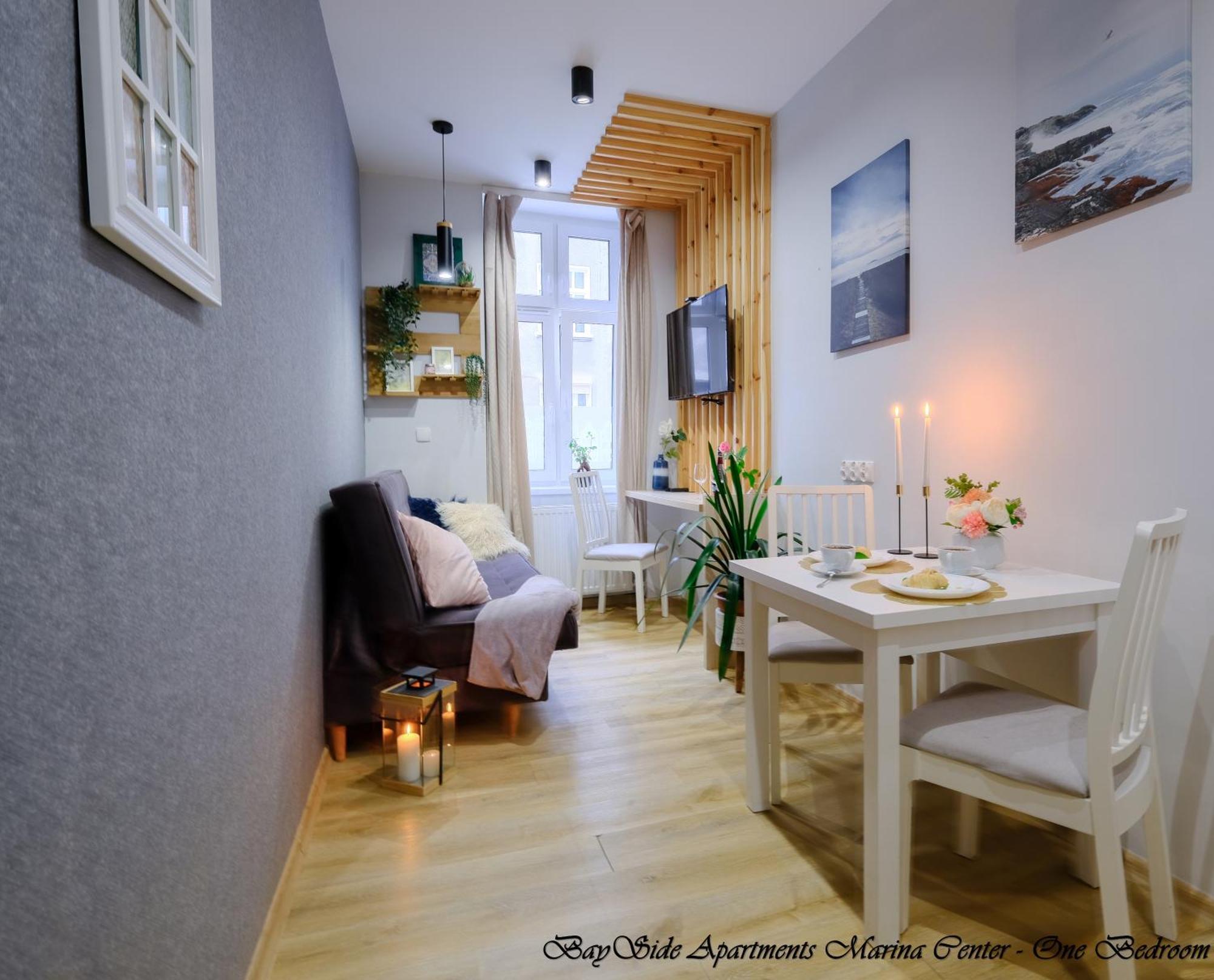 Bayside Apartments Marina Center กดัญสก์ ภายนอก รูปภาพ